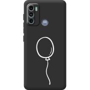 Черный чехол BoxFace Motorola G60 Balloon