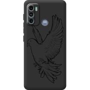 Черный чехол BoxFace Motorola G60 Dove