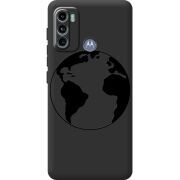 Черный чехол BoxFace Motorola G60 Earth