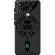 Черный чехол BoxFace Motorola E20 Dark Coffee