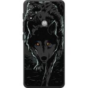 Черный чехол BoxFace Motorola E20 Wolf