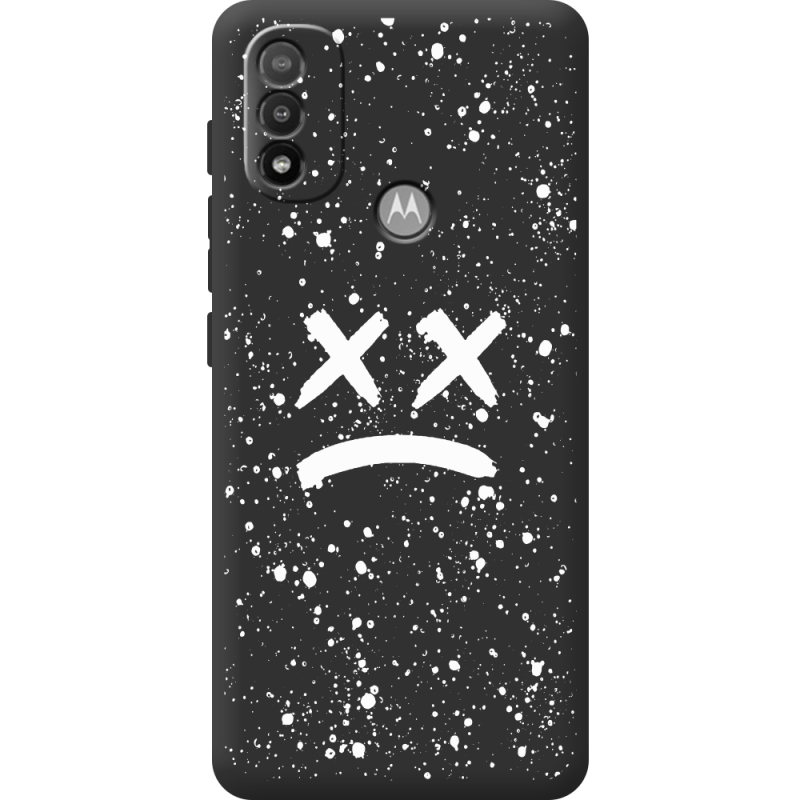 Черный чехол BoxFace Motorola E20 Sad Way