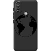 Черный чехол BoxFace Motorola E20 Earth