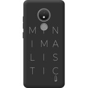 Черный чехол BoxFace Nokia C21 Minimalistic