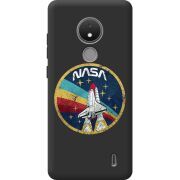 Черный чехол BoxFace Nokia C21 NASA