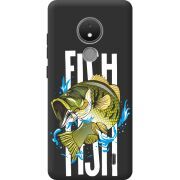 Черный чехол BoxFace Nokia C21 Fish