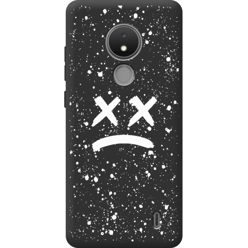 Черный чехол BoxFace Nokia C21 Sad Way