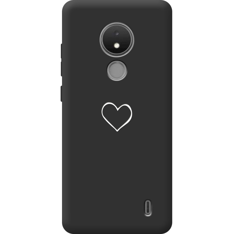 Черный чехол BoxFace Nokia C21 My Heart