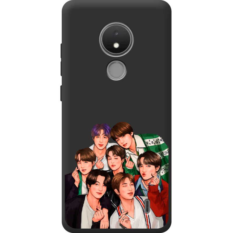 Черный чехол BoxFace Nokia C21 BTS