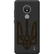 Черный чехол BoxFace Nokia C21 Ukrainian Trident
