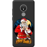 Черный чехол BoxFace Nokia C21 Cool Santa