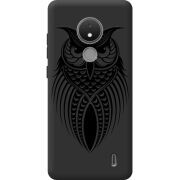Черный чехол BoxFace Nokia C21 Owl