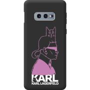 Черный чехол BoxFace Samsung G970 Galaxy S10e Pink Karl