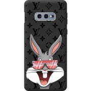 Черный чехол BoxFace Samsung G970 Galaxy S10e looney bunny