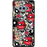 Черный чехол BoxFace Samsung G970 Galaxy S10e Rock Graffiti