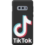 Черный чехол BoxFace Samsung G970 Galaxy S10e Tik Tok