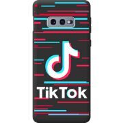 Черный чехол BoxFace Samsung G970 Galaxy S10e Tik Tok