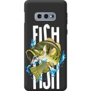 Черный чехол BoxFace Samsung G970 Galaxy S10e Fish