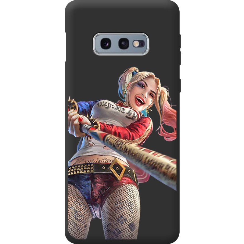 Черный чехол BoxFace Samsung G970 Galaxy S10e Happy Harley Quinn