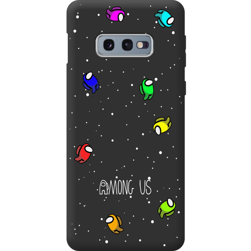 Черный чехол BoxFace Samsung G970 Galaxy S10e Among Us Invisible