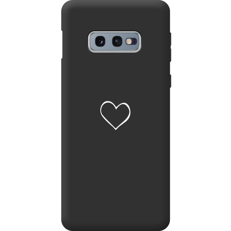 Черный чехол BoxFace Samsung G970 Galaxy S10e My Heart