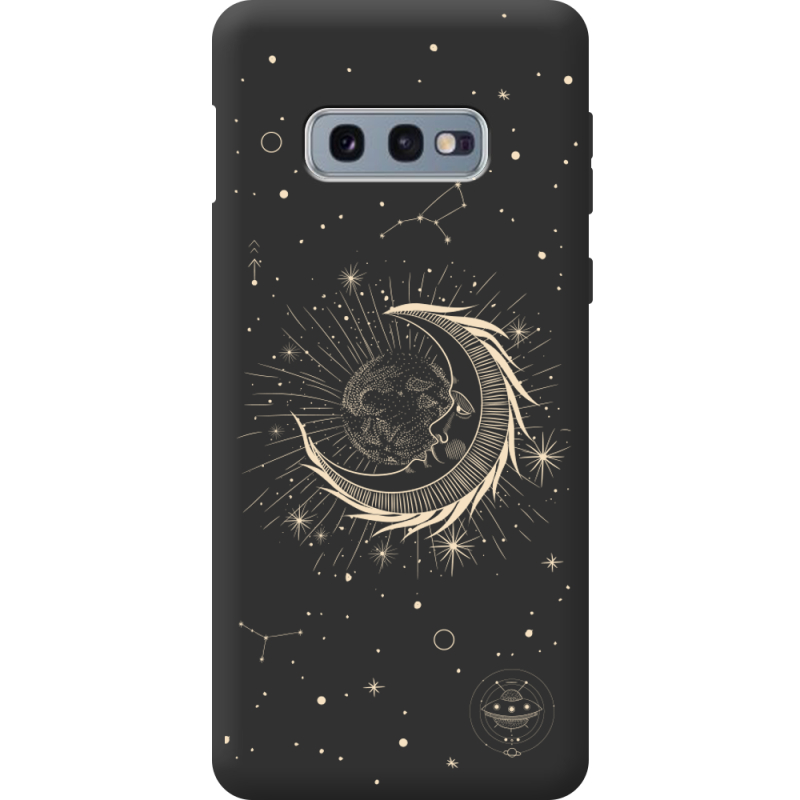 Черный чехол BoxFace Samsung G970 Galaxy S10e Moon