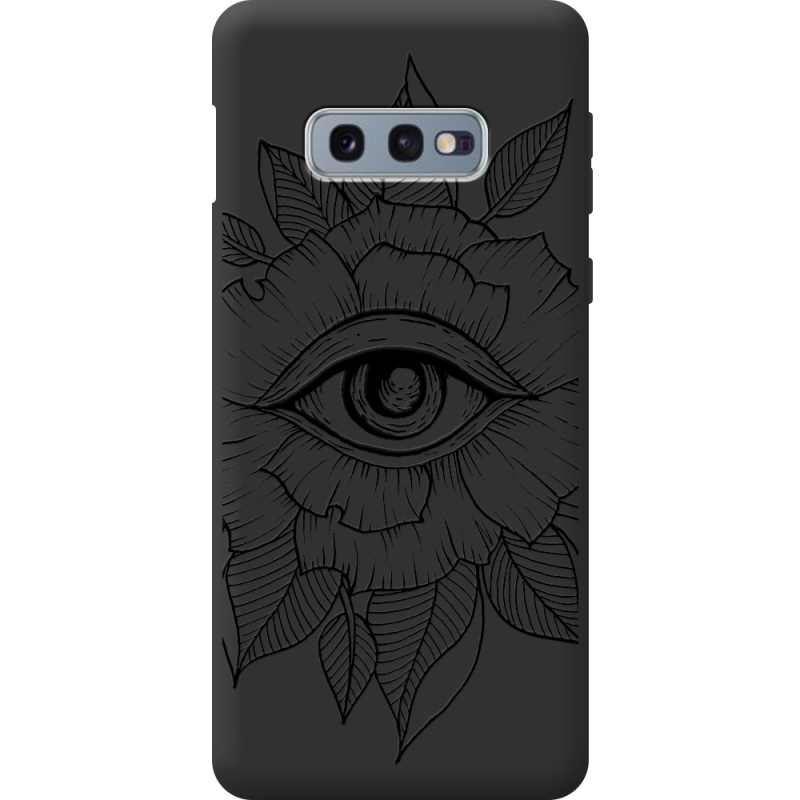 Черный чехол BoxFace Samsung G970 Galaxy S10e Eye