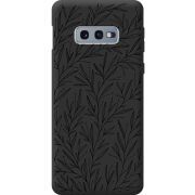 Черный чехол BoxFace Samsung G970 Galaxy S10e Leaves