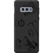 Черный чехол BoxFace Samsung G970 Galaxy S10e Mountains