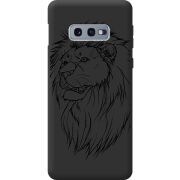 Черный чехол BoxFace Samsung G970 Galaxy S10e Lion