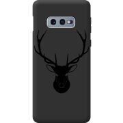 Черный чехол BoxFace Samsung G970 Galaxy S10e Deer