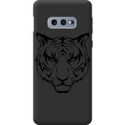 Черный чехол BoxFace Samsung G970 Galaxy S10e Tiger