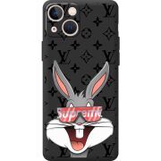 Черный чехол BoxFace Apple iPhone 13 mini looney bunny