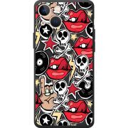 Черный чехол BoxFace Apple iPhone 13 mini Rock Graffiti