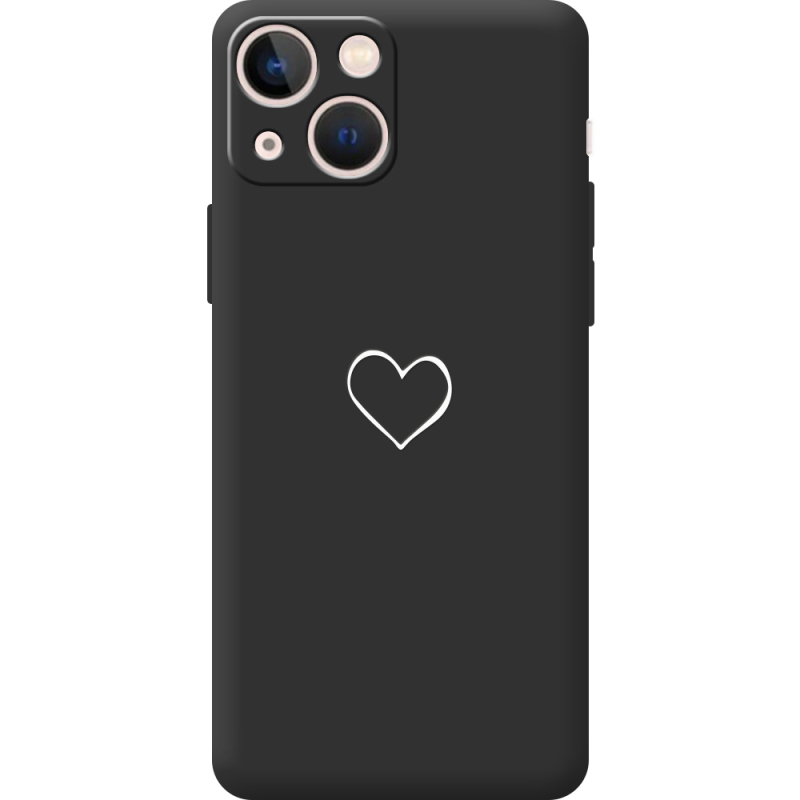 Черный чехол BoxFace Apple iPhone 13 mini My Heart