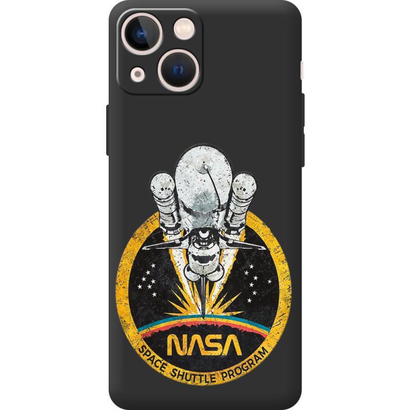 Черный чехол BoxFace Apple iPhone 13 mini NASA Spaceship