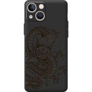 Черный чехол BoxFace Apple iPhone 13 mini Chinese Dragon