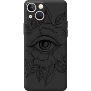 Черный чехол BoxFace Apple iPhone 13 mini Eye