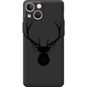 Черный чехол BoxFace Apple iPhone 13 mini Deer