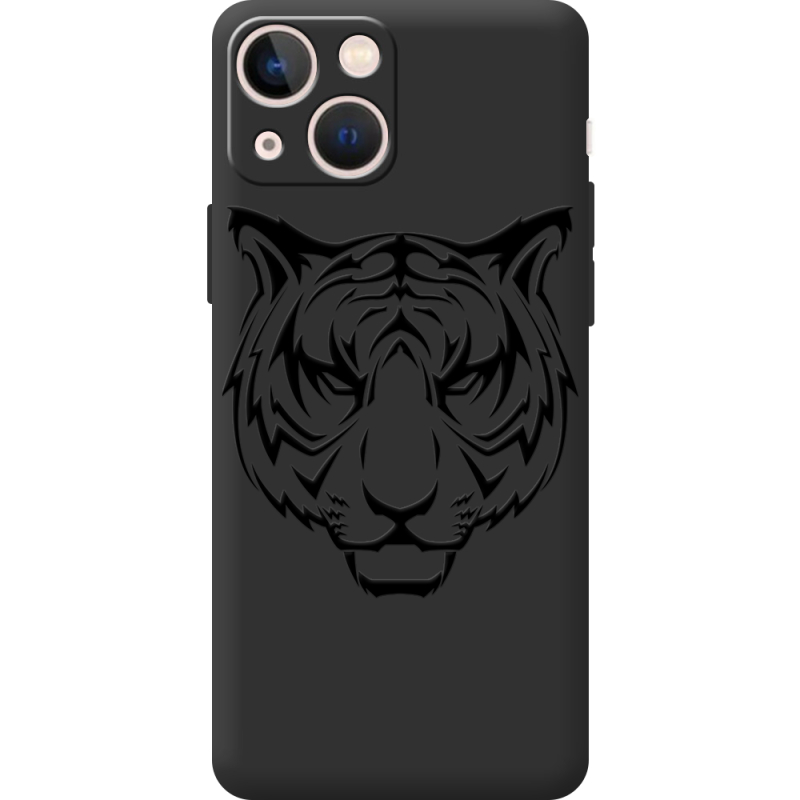 Черный чехол BoxFace Apple iPhone 13 mini Tiger