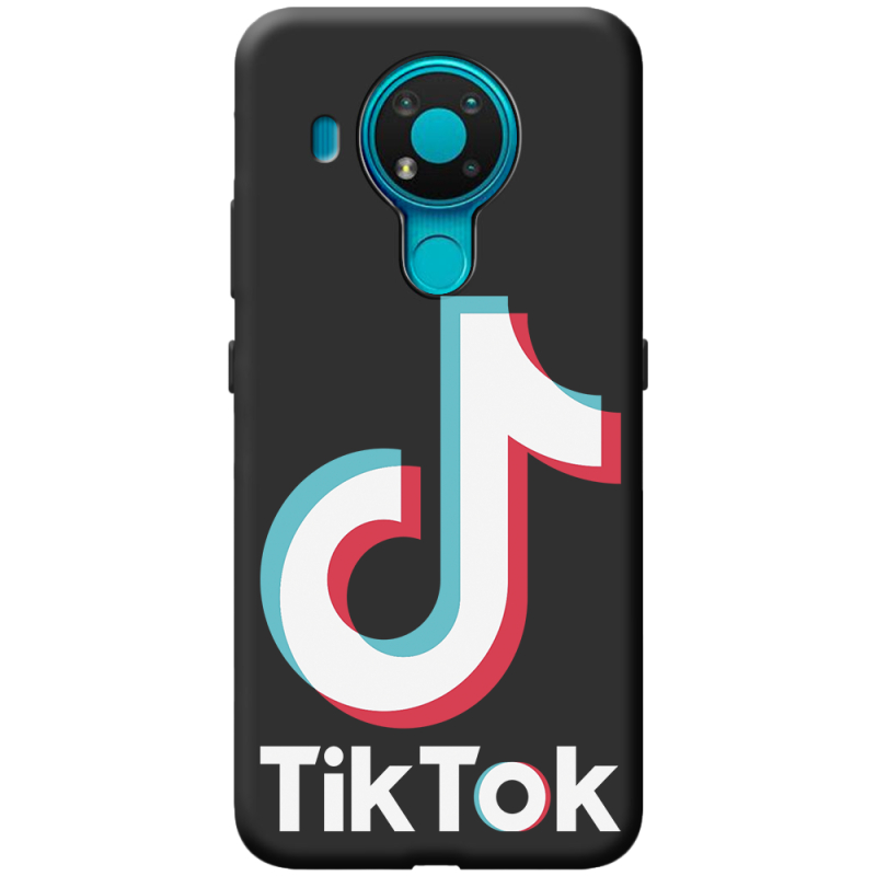 Черный чехол BoxFace Nokia 3.4 Tik Tok