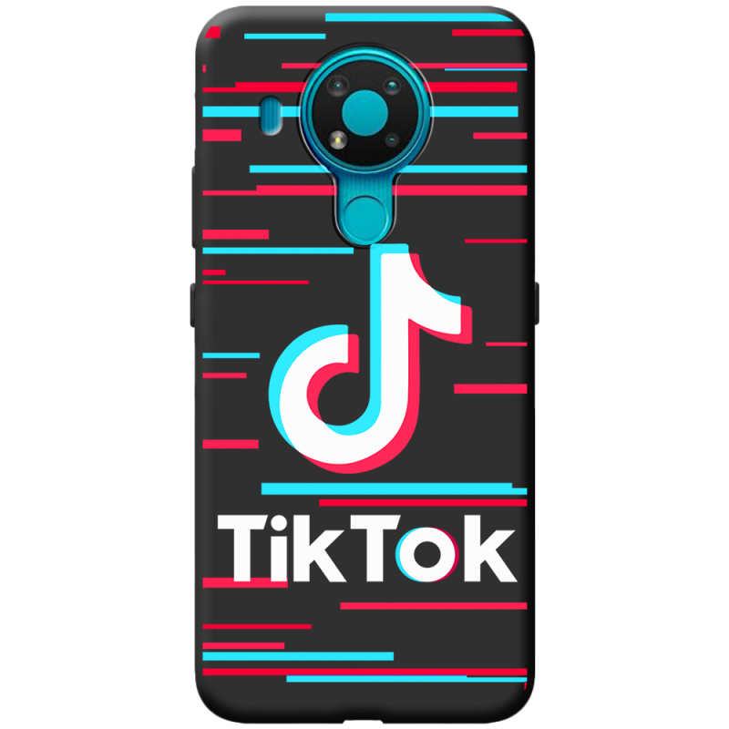 Черный чехол BoxFace Nokia 3.4 Tik Tok