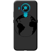 Черный чехол BoxFace Nokia 3.4 Earth