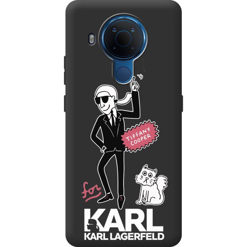 Черный чехол BoxFace Nokia 5.4 For Karl