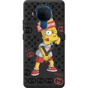 Черный чехол BoxFace Nokia 5.4 Yellow Fun