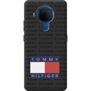 Черный чехол BoxFace Nokia 5.4 Tommy Print