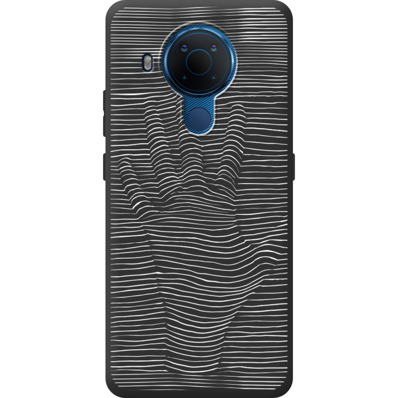 Черный чехол BoxFace Nokia 5.4 Optical Hand