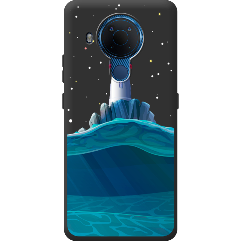 Черный чехол BoxFace Nokia 5.4 Lighthouse