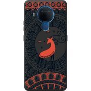 Черный чехол BoxFace Nokia 5.4 Ornament