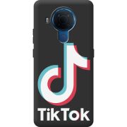 Черный чехол BoxFace Nokia 5.4 Tik Tok